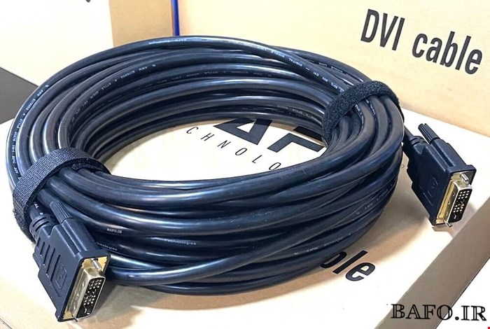 کابل DVI-D Single Link 10M BAFO | کابل DVI-D سینگل لینک ۱۰ متر بافو