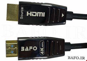 کابل HDMI 40M Ver2.0 4K 60Hz |کابل HDMI 2.0 Real 4K Active Optical Cable | کابل HDMI AOC 40M BAFO | کابل اچ دی ام آی 40 متر اپتیکال بافو