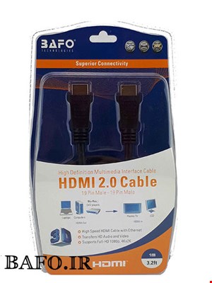 کابل اچ دی ام ای نیم متری بافو | کابل  HDMI 50CM BAFO 