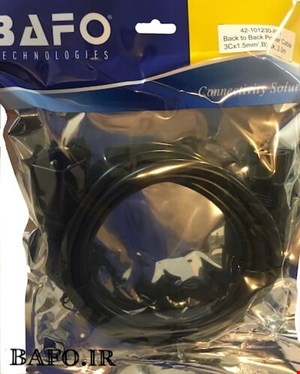  نمایندگی کابل برق بک تو بک بافو ۲ متر c20-c13کابل برق سرور  UPS  و pdu بافو 