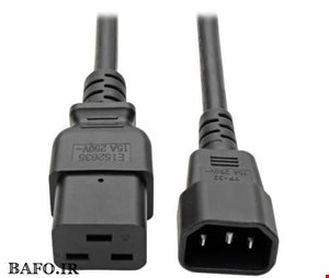 کابل برق بک تو بک 1 متری بافو  16 آمپر                Back To Back C14-C19 BAFO 1M | 3*1.5             قیمت کابل بک توبک بافو              نمایندگی بافو             محصولات بافو     