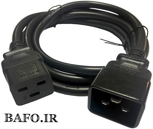 کابل برق سروری بک تو بک c20-c19  بافو 