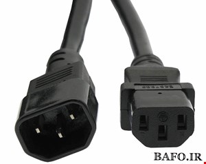  کابل برق بک تو بک 0.6 متر بافو | Back To Back C14 - C13 Bafo
