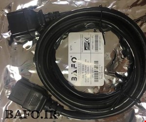  کابل برق بک تو بک 0.8 متر بافو | Back To Back C14 - C13 |  ضخیم3X1