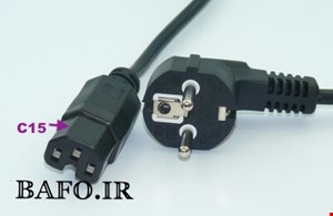 Power Cable 2m C15 Bafo