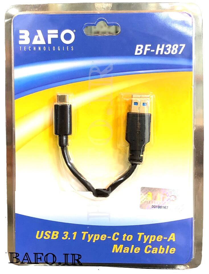 کابل تایپ سی به Type-A بافو مدل BF-H387 به طول 1 متر