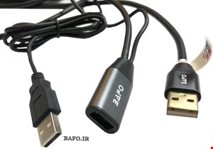 کابل افزایش طول اکتیوUSB 2.0 بافو مدل BF-3002 طول 25 متر | USB 2.0 ACTIVE Extension Cable Bafo