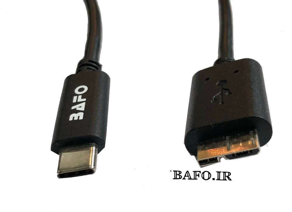 کابل  USB 3.1 TYPE C/M به USB3.0 Micro B/M بافو مدل BF-H388