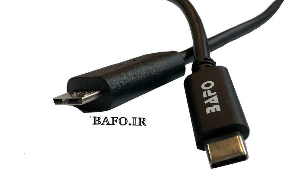  قیمت تایپ سی به میکرو یو اس بی بافو               کابل تبدیل USB 3 TYPE C-M به USB3 Micro B-M بافو BAFO مدل BF-H388               کابل هارد به تایپ سی           کابل Type C به 3 Micro USB (هارد)   