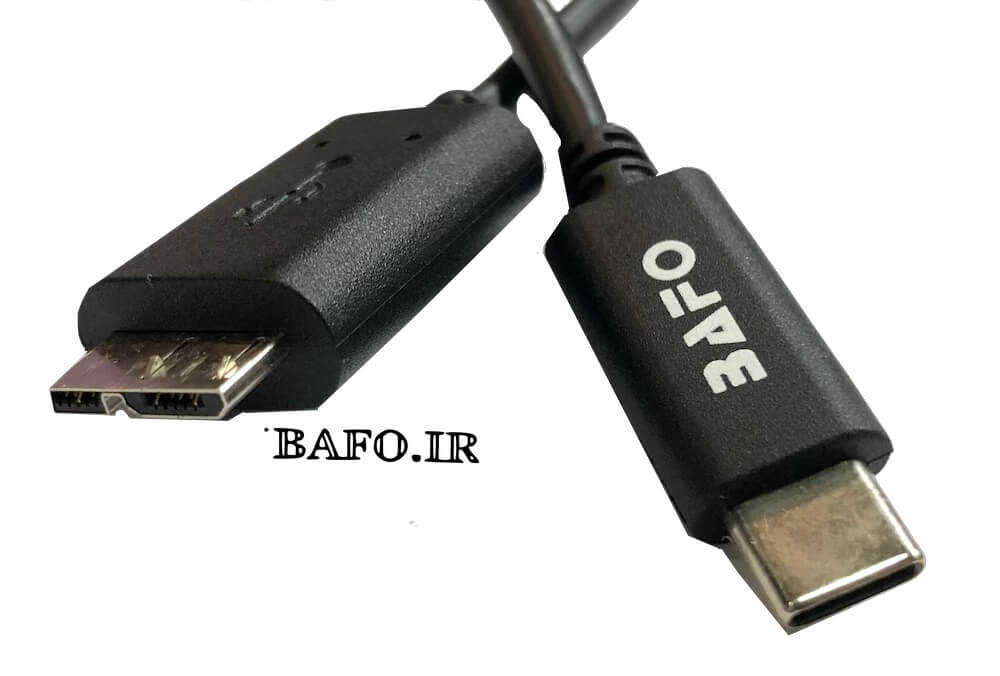 کابل Type C به 3 Micro USB (هارد)