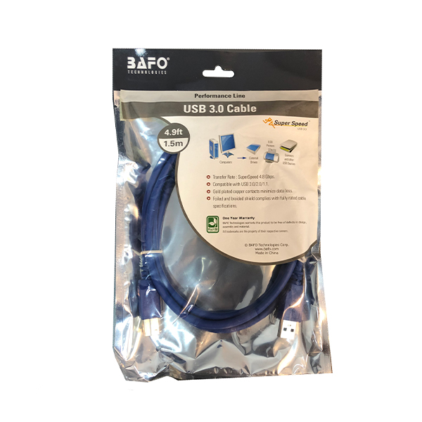  کابل پرینتر                    کابل USB 3.0 AM/BM BAFO            قیمت کابل پرینتر بافو                     کابل پرینتر                   نمایندگی بافو              محصولات بافو                 کابل پرینترUSB     بهترین کابل پرینتر