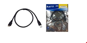 کابل تبدیل USB3.0 به Micro  بافو 50 سانتی متر | کابل USB3.0 AM to Micro 0.5M