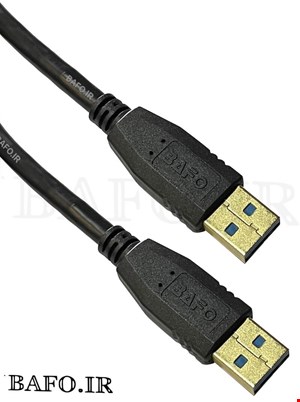 کابل هارد اکسترنال 75CM دو سر USB 3.0 | کابل لینک دوسر usb کوتاه بافو | کابل لینک USB3.0 BAFO 75CM