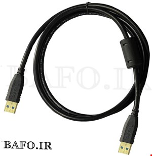 کابل لینک دوسر usb بافو یک و نیم متر | کابل هارد اکسترنال دو سر usb یک و نیم متر | بافو USB3.0 AM/AM 1.5M