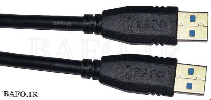 کابل لینک دوسر usb بافو یک متر | کابل هارد اکسترنال دو سر usb یک متر | بافو USB3.0 AM/AM 1M