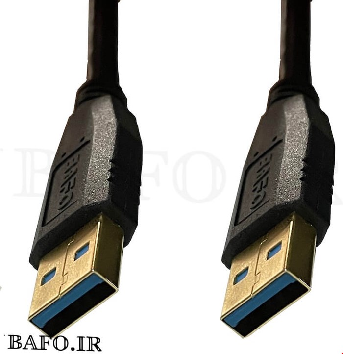 کابل هارد اکسترنال ۱.۵ متر دو سر USB 3.0 | کابل لینک دوسر usb ۱.۵ متر بافو | کابل لینک USB3.0 BAFO 1.5M
