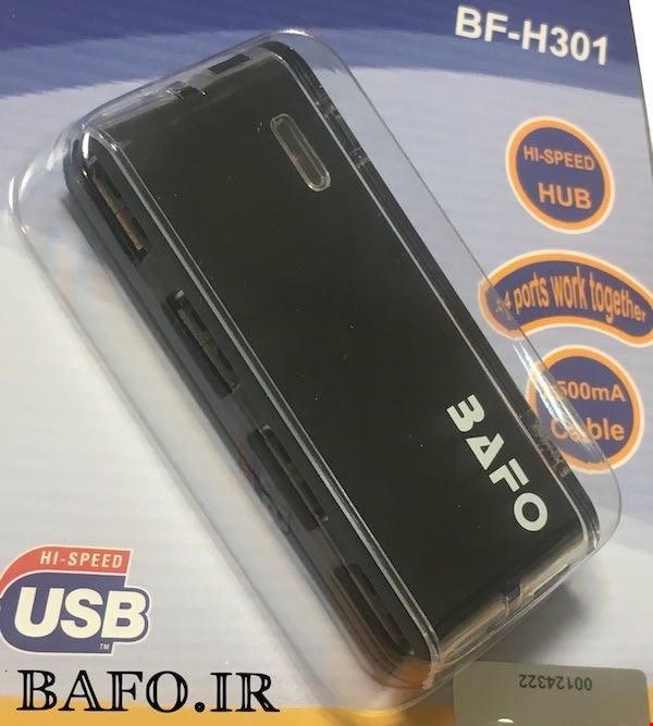 هاب ۴ پورت یو اس بی ۳۰۱ بافو | HUB USB2.0 4PORT BAFO