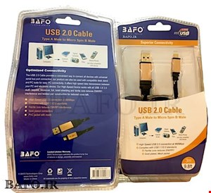 کابل شارژ میکرو USB کنفی ۳ متر                               کابل اندرویدی ۳ متر بافو                                    کابل میکرو یو اس بی ۳ متر بافو           قیمت کابل شارژ میکرو3 متر بافو      بهترین کابل micro usb                نمایندگی بافو                 محصولات بافو         کابل تبدیل USB2.0 به Micro گلد متال بافو 1.5 متر