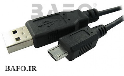 کابل میکرو یو اس بی بافو                     کابل شارژ اندرویدی بافو                           micro usb cable bafo 1.5M                 قیمت کابل micro usb bafo     