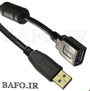 کابل افزایش طول USB3 ۳ متری بافو | کابل USB3.0 AM AF 3M BAFO