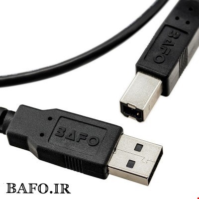 کابل پرینتر ۱.8 متر بافو | کابل USB پرینتری بافو ۱.8M | کابل پرینتر AM BM 1.8M بافو