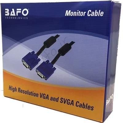  کابل ۱۰ متری VGA بافو | کابل مانیتور ۱۰ متری | BAFO 