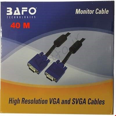 کابل 40 متری VGA بافو | کابل مانیتور 40 متری | BAFO