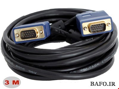 کابل ۳ متری VGA بافو | کابل مانیتور ۳ متری | BAFO