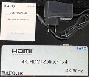  اسپلیتر اچ دی ام آی ۴ پورت بافو           نمایندگی کابل بافو                   اسپلیتر بافو                     اسپلیتر اچ دی ام ای بافو                        قیمت اسپلیتر HDMI بافو  