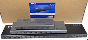 اسپلیتر ۱ به ۸ اچ دی ام ای بافو ورژن دو       Splitter HDMI 2.0 8Port BAFO                          اسپلیتور 1-8 HDMI BAFO 4K          اسپیلیتر 8 پورت اچ دی ام ای بافو           بهترین HDMI هشت پورت      قیمت اسپلیتر 8 پورت بافو    