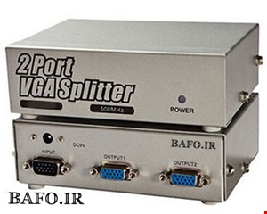 اسپلیتر  ۱ به ۲ پورت vga 500 بافو⁩                                  اسپلیتر ۲ پورت وی جی ای بافو 500 مگاهرتز                            قیمت اسپیلیتر 2 پورت وی جی ای بافو         بهترین اسپیلیتر وی جی ای         اسپیلیتر وی جی ای بافو دیجی کالا   