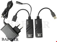 افزایش طول USB 2 بر روی کابل شبکه تا 100 متر بافو مدل BF-4914 | اکستندر USB 2 تحت شبکه تا 100 متر بافو