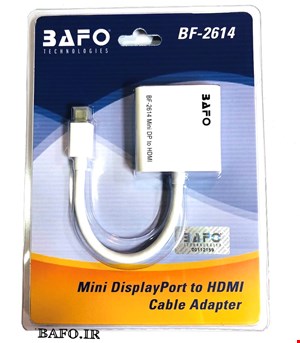 تبدیل  مینی دیسپلی پورت به اچ دی ام ای بافو  Minidisplayport to HDMI BF-2614 BAFO