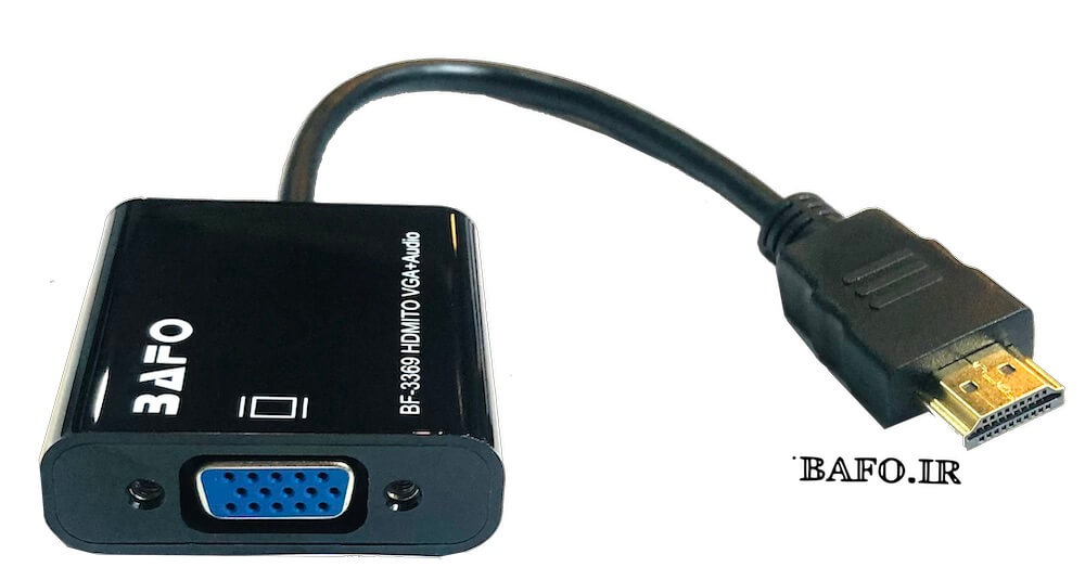  تبدیل HDMI به VGA بافو BF-3369     اچ دی ام ای به rgb       محصولات بافو        نمایندگی بافو            مبدل اچ دی ام ای به وی جی ای بافو مدل BF-3369       قیمت تبدیل HDMI به VGA بافو   