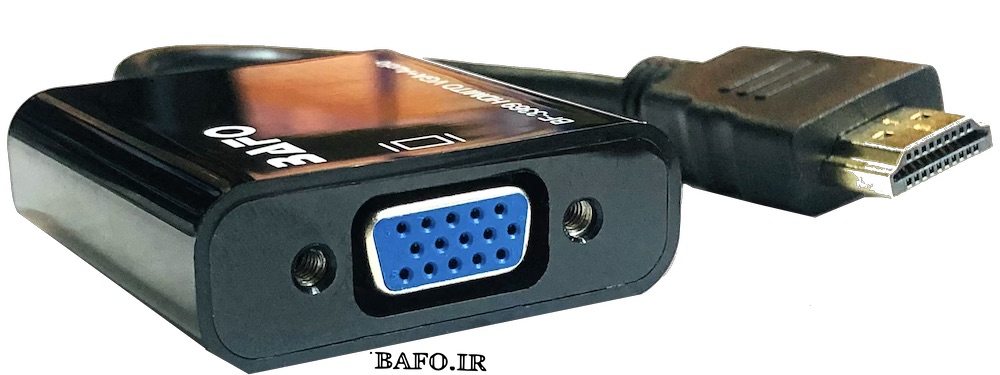  تبدیل HDMI به VGA بافو                     مبدل Bafo BF-3369 HDMI To VGA With Audio Adapter                محصولات بافو        نمایندگی بافو             مبدل اچ دی ام ای به VGA بافو          تبدیل HDMI TO VGA بافو                  بهترین تبدیل اچ دی ام ای به وی جی ای  
