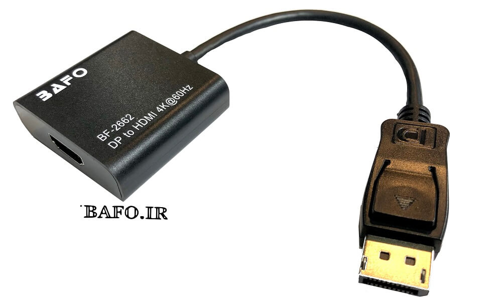 تبدیل دیسپلی به HDMI بافو مدل BF-2662 با کیفیت 4K