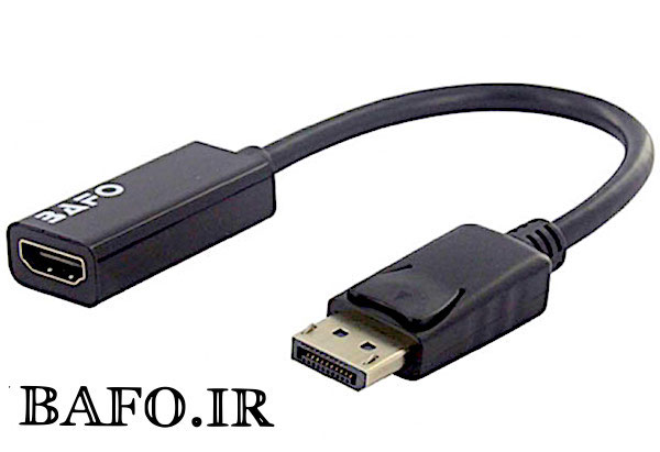  تبدیل display 1.2  به hdmi 4k ساپورت bafo