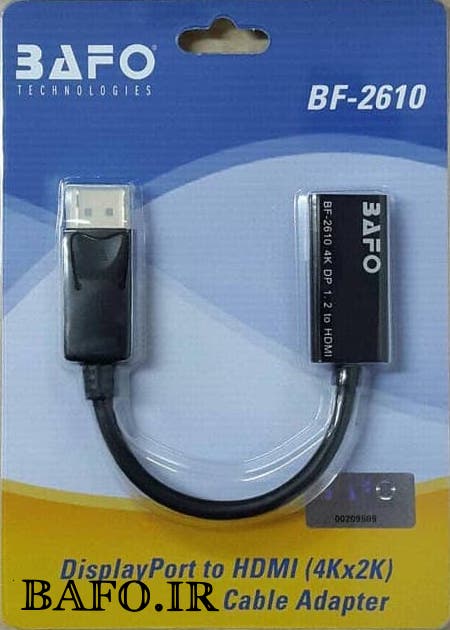 تبدیل دیسپلی ۱.۲ به HDMI bafo 4K                                               مبدل Display 1.2 به HDMI بافو 4K            نمایندگی بافو                      پشتیبانی از محصولات اپل          قیمت مبدل دیسپلی 1.2 به HDMI بافو  