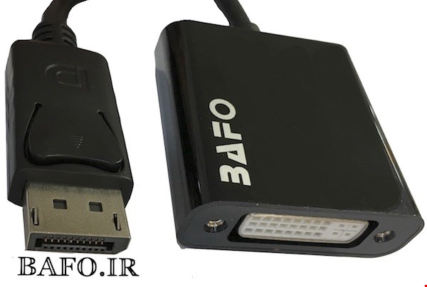 تبدیل دیسپلی به دی وی ای BAFO | مبدل Display به DVI بافو مدل BF-3381