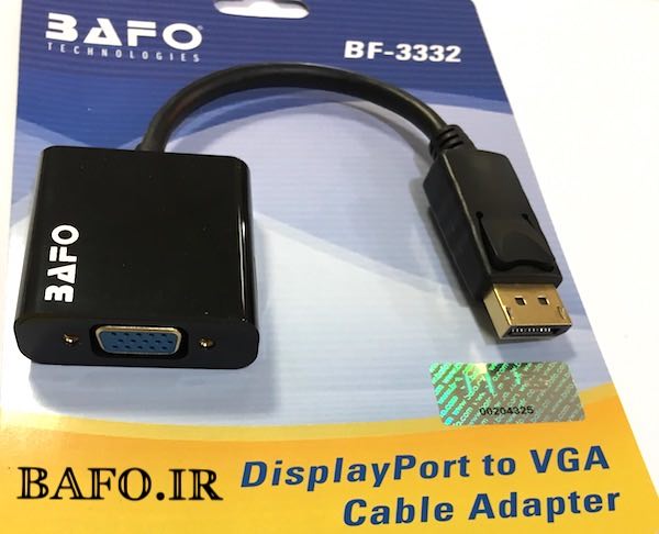 مبدل دیسپلی پورت به vga بافو