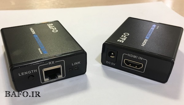مبدل HDMI به LAN شبکه بافو