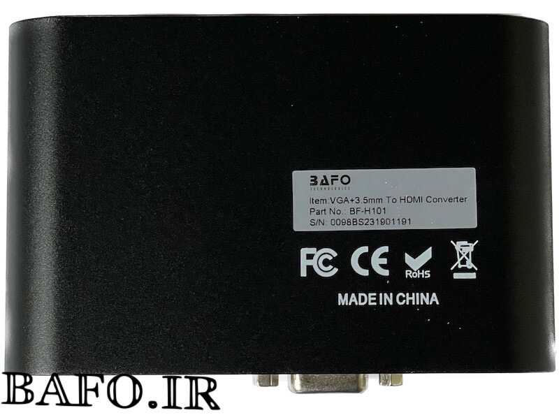  تبدیل vga به hdmi بافو مدل bf-h101                   مبدل VGA به HDMI مدل BF-H101               تبدیل vga به hdmi بافو مدل bf-h101          مبدل VGA TO HDMI بافو          قیمت تبدیل VGA به HDMI بافو دیجی کالا      