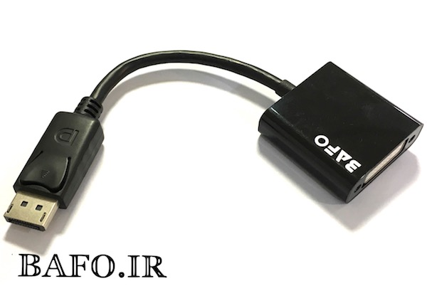  دیسپلی پورت به علت شباهت بسیار زیاد با HDMI در انتقال تصویر و صدا با بالاترین کیفیت برای اتصال بین پخش کننده ها و نمایشگرها می‌شود. یکی از ویژگی های کاربردی display Port قابلیت تبدیل آن به پورت های دیگر است که یکی از این مبدل ها که کاربرد زیادی دارد تبدیل DisplayPort به DVI است.  قیمت دیسپلی پورت به دی وی ای بافو                         تبدیل DISPLAYPORT TO DVI بافو