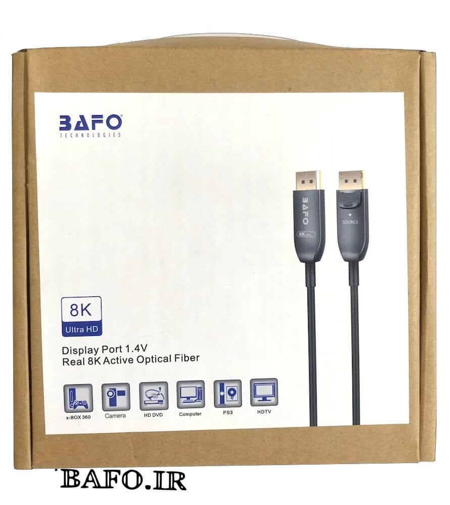  کابل دیسپلی بافو 8K فیبر نوری