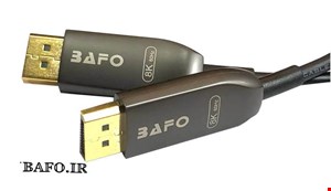 کابل دیسپلی پورت بافو  ورژن 1.4 فیبر نوری به متراژ 10 متری | DISPLAYPORT 1.4V 8K ACTIVE Optical Fiber  