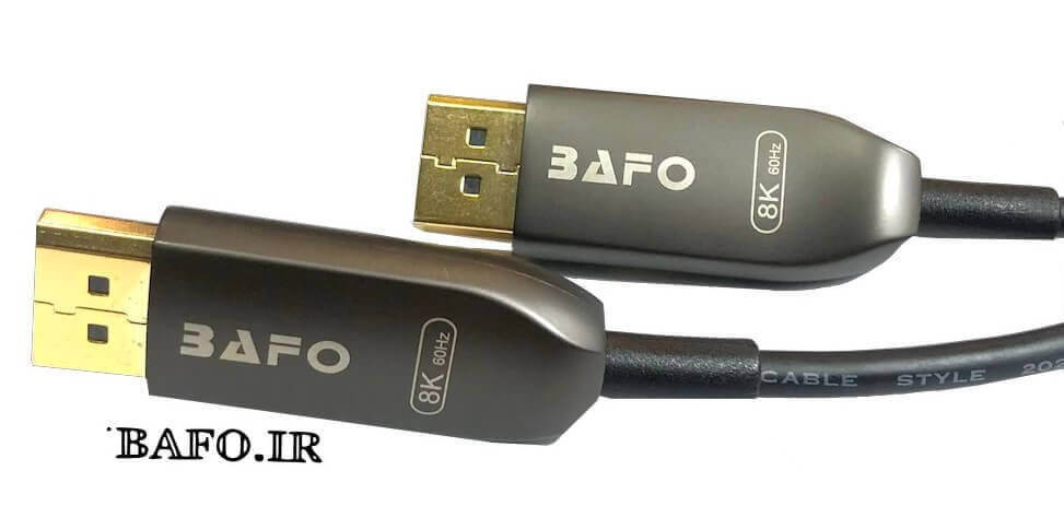 کابل دیسپلی پورت بافو فیبر نوری به متراژ 30 متری