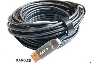  قیمت کابل دیسپلی پورت فیبر اکتیو 8K 15 متری بافو                                کابل دیسپلی بافو 8K ورژن 14 متراژ 15 متری فیبر نوری                     بهترین کابل DISPLAYPORT 8K 1.4V              نمایندگی بافو       محصولات بافو      