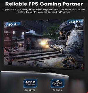  کابل Display 1.4 8k Bafo کابل display port برند BAFOکابل display port 144hz bafo 