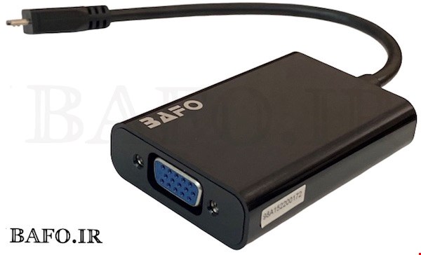 تبدیل Micro USB به VGA برند بافو مدل BF-2645 | مبدل MHL به VGA و خروجی صدا بافو