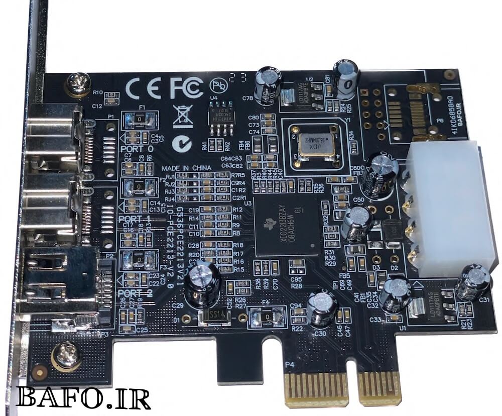  کارت فایروایر pcie          کارت کپچر PCI E express         کارت FIREWIRE PCI E-1394           کارت کپچر PCIE-1394     